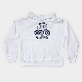 This Veteran Loves Motorcycle Kids Hoodie